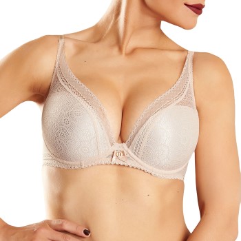 Chantelle BH Festivite Lace Plunge Bra Beige B 80 Dame