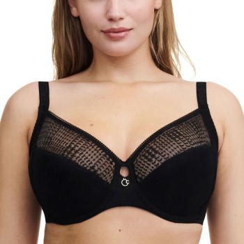 Chantelle BH Intrigue Full Coverage Underwire Bra Sort D 105 Dame