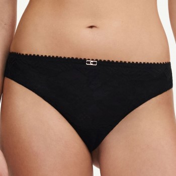 Chantelle Trusser Origins Lace Thong Sort nylon 36 Dame