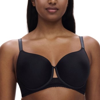 Chantelle BH Pulp Memory Foam T-shirt Covering Bra Sort F 85 Dame