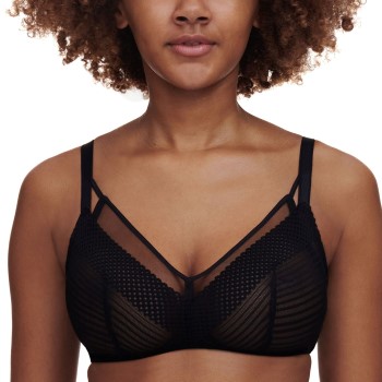 Chantelle BH Pulp Wirefree Support Bra Sort F 75 Dame