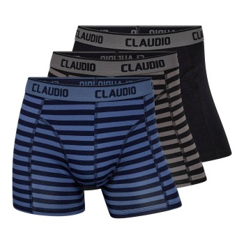 Claudio 3P Tights Trunks Grå/Blå Medium Herre