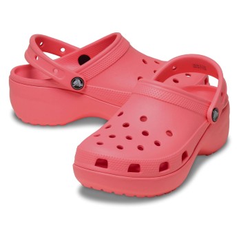 Crocs Classic Platform Clog Hindbærrød US W11 (EU 42-43) Dame