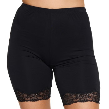 Damella Bamboo Lace Shorts Sort Bambus X-Large Dame
