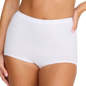 Damella Trusser Classic Cotton Maxi Brief Hvid bomuld X-Large Dame