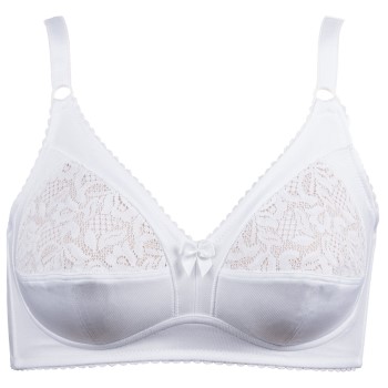 Damella BH Classic Soft Bra Hvid D 90 Dame