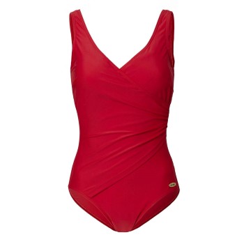 Damella Julia Basic Swimsuit Rød 36 Dame