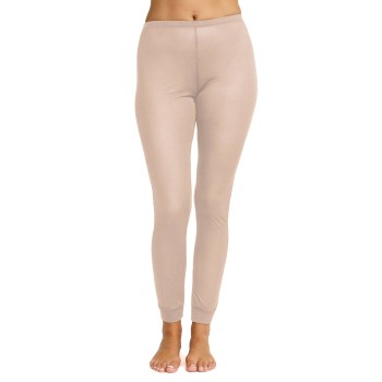 Damella Silk Leggings Nougat silke Small Dame