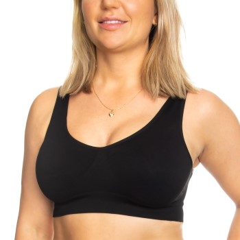 Decoy BH Bra Top Wide Straps Sort polyamid X-Large Dame