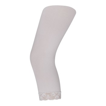 Decoy Capri Lace 60 den 3D Hvid polyamid XXXL Dame