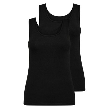 Decoy 2P Wide Strap Bamboo Top Sort X-Small Dame