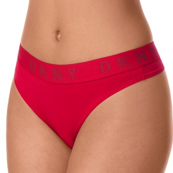 DKNY Trusser Cozy Boyfriend Thong Rød X-Large Dame