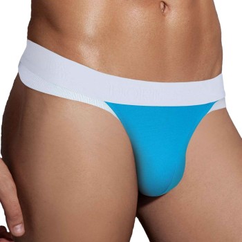 Doreanse Men Sexy String 1258 Hvid/Blå Large Herre