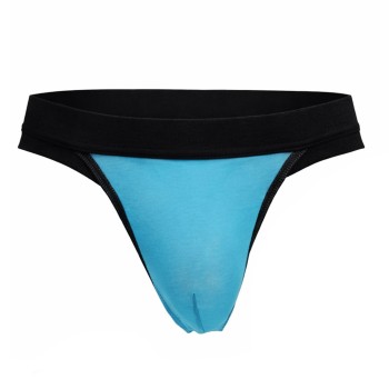 Doreanse Men Sexy String 1258 Sort/Blå Medium Herre