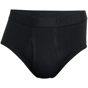 Dovre Brief With Fly Sort økologisk bomuld Large Herre