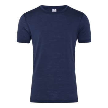 Dovre Wool Light T-Shirt Marineblå uld Large Herre