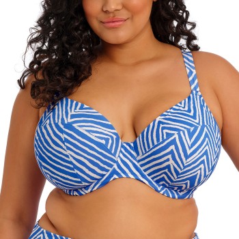 Elomi Fiji Falls Plunge Bikini Top Hvid/Blå H 90 Dame