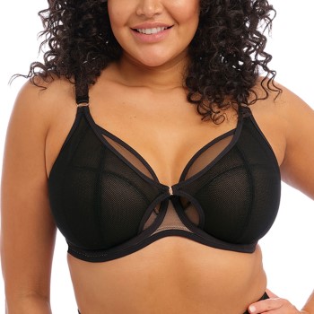 Elomi BH Kintai Underwire Plunge Bra Sort N 90 Dame