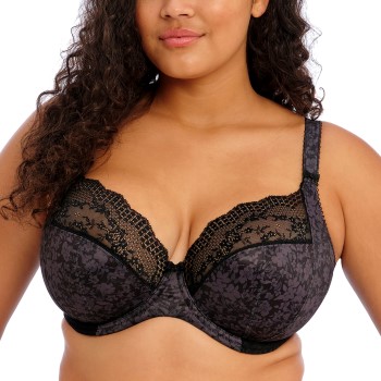 Elomi BH Lucie Underwire Stretch Plunge Bra Sort G 90 Dame