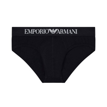 Emporio Armani Armani Logo Brief Sort bomuld Medium Herre