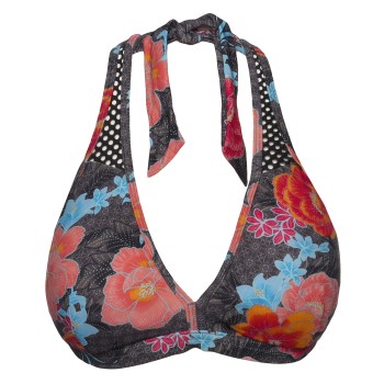 Esprit Peony Beach 2 Padded Halterneck Bikini Brun mønstret D 38 Dame
