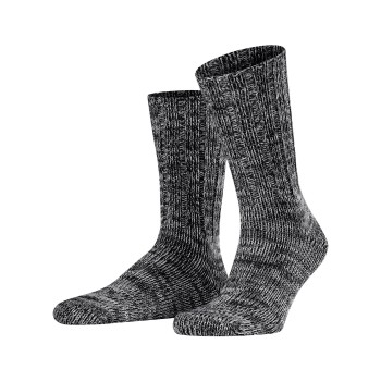 Falke Strømper Brooklyn Sock Sort økologisk bomuld Str 43/46 Herre