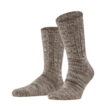 Falke Strømper Brooklyn Sock Brun økologisk bomuld Str 43/46 Herre