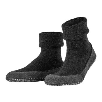 Falke Strømper Cosyshoe Adult Antracit uld Str 45/46 Herre