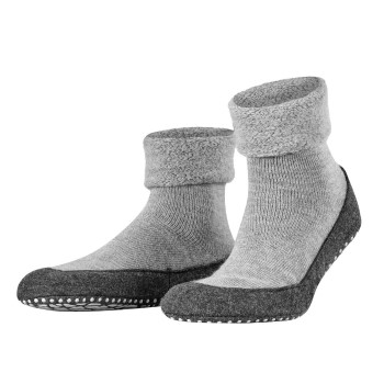 Falke Strømper Cosyshoe Adult Lysegrå uld Str 41/42 Herre