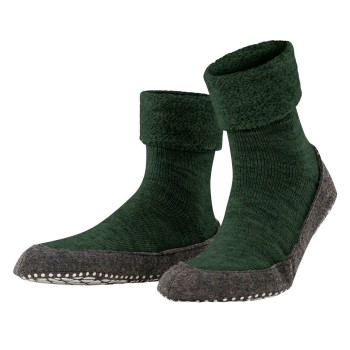 Falke Strømper Cosyshoe Adult Grøn uld Str 39/40 Herre