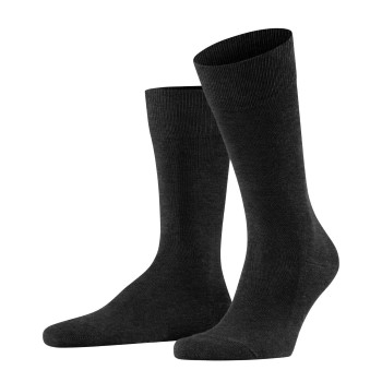 Falke Strømper Family Crew Sock Antracit bomuld Str 43/46 Herre