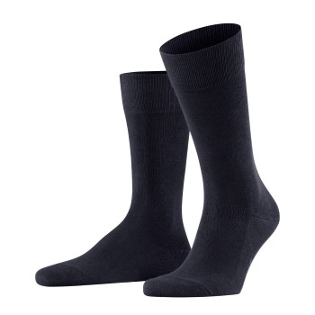 Falke Strømper Family Crew Sock Mørkblå bomuld Str 43/46 Herre