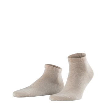 Falke Strømper 2P Happy Sneaker Socks Sand bomuld Str 43/46 Herre