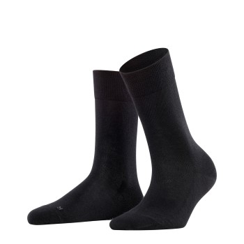 Falke Strømper Sensitive London Sock Sort bomuld Str 39/42 Dame