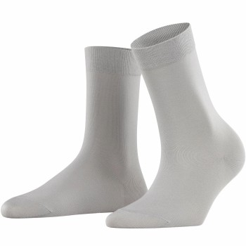 Falke Strømper Women Cotton Touch Lysegrå Str 39/42 Dame