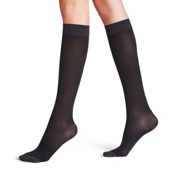 Falke Strømpebukser Women Leg Energizer 50 Knee-high Sort Str 37/38 Dame
