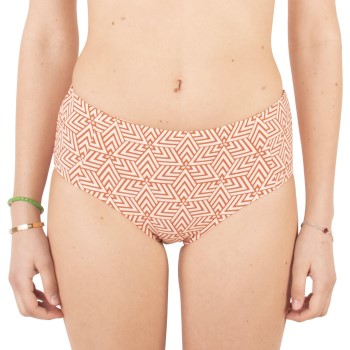 Femilet Aztec Java Sustainable Midi Bikini Brief Rustorange polyamid 40 Dame