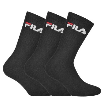 FILA Strømper 3P Sport Socks Sort Str 35/38