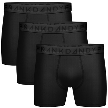Frank Dandy 3P Legend Organic Boxers Sort økologisk bomuld XX-Large Herre