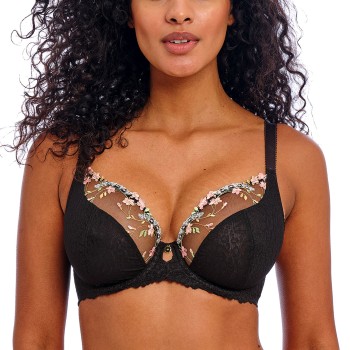 Freya BH Love-Haze Plunge Bra Sort G 65 Dame