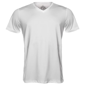 Frigo Revolutionwear Frigo CoolMax T-shirt V-neck 2P Hvid Medium Herre