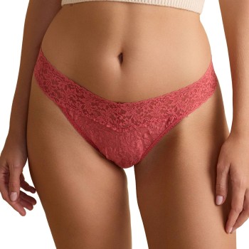 Hanky Panky Trusser 2P Original Rise Thong Flamingo nylon One Size Dame
