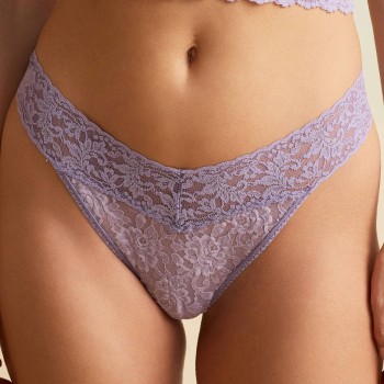 Hanky Panky Trusser 2P Original Rise Thong Lilla soft nylon One Size Dame