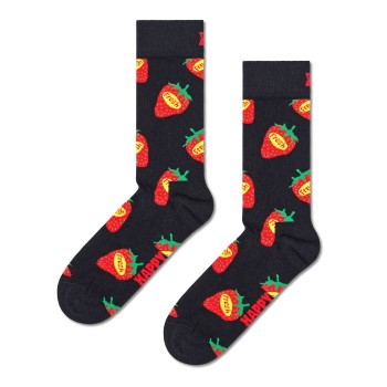 Happy socks Strømper Strawberry Sock Sort Str 41/46
