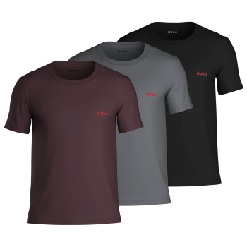 HUGO 3P Triplet T-Shirt Flerfarvet bomuld Large Herre