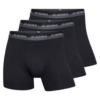 JBS 3P Hemp Tights Boxers Sort økologisk bomuld Small Herre