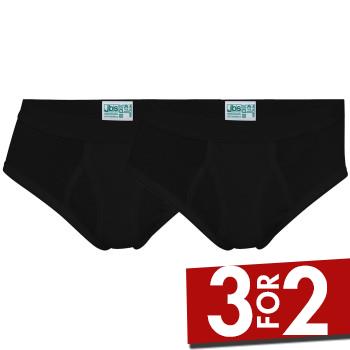 JBS 2P Organic Cotton Brief Sort økologisk bomuld Medium Herre