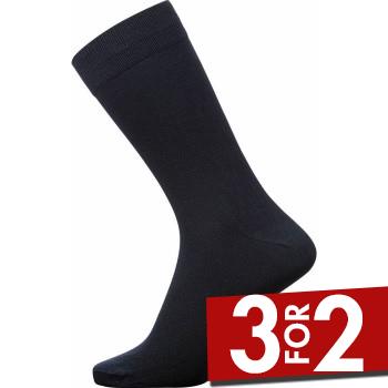 JBS Strømper 2P Socks Marineblå Str 40/47 Herre