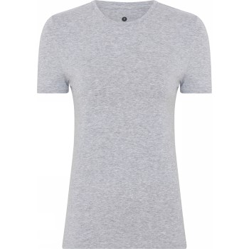 JBS of Denmark Bamboo Blend Slim Tee Lysegrå Small Dame