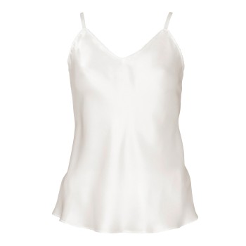 Lady Avenue Pure Silk Camisole With Cording Benhvid silke Small Dame